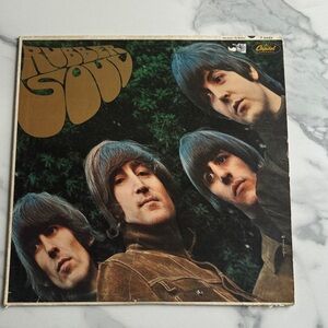 The Beatles Rubber Soul Vinyl Album Brown Green Black